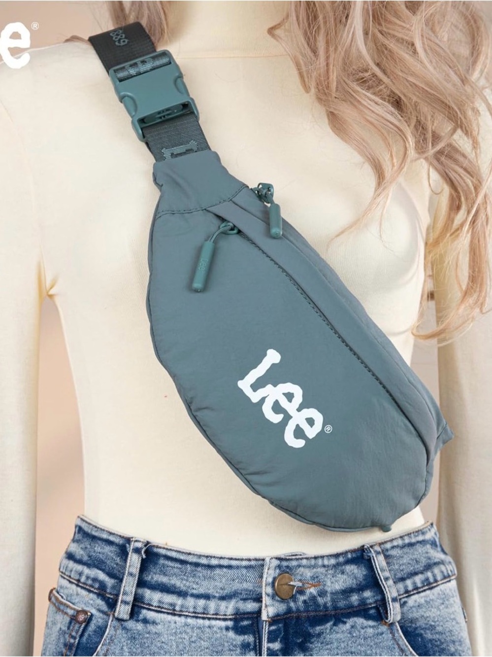 brand new Lee fanny pack ether blueCrossbody Sling Bag women girls lightweight